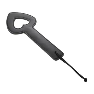Sex and Mischief Shadow Heart Paddle spanking paddle - alternate angle