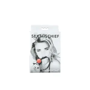 Sex and Mischief Solid Ball Gag - Red ball gag - main product image