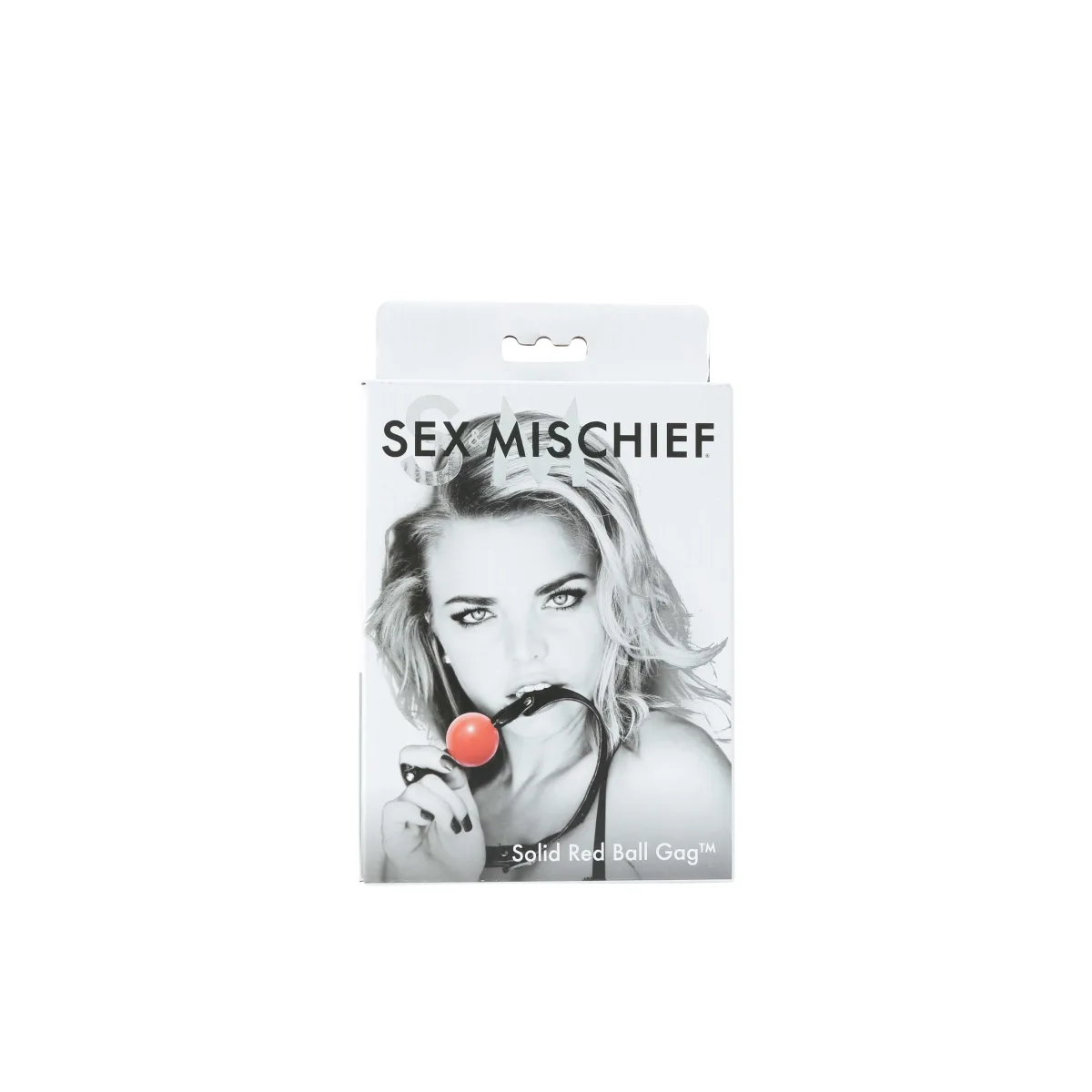 Sex and Mischief Solid Ball Gag - Red ball gag - main product image