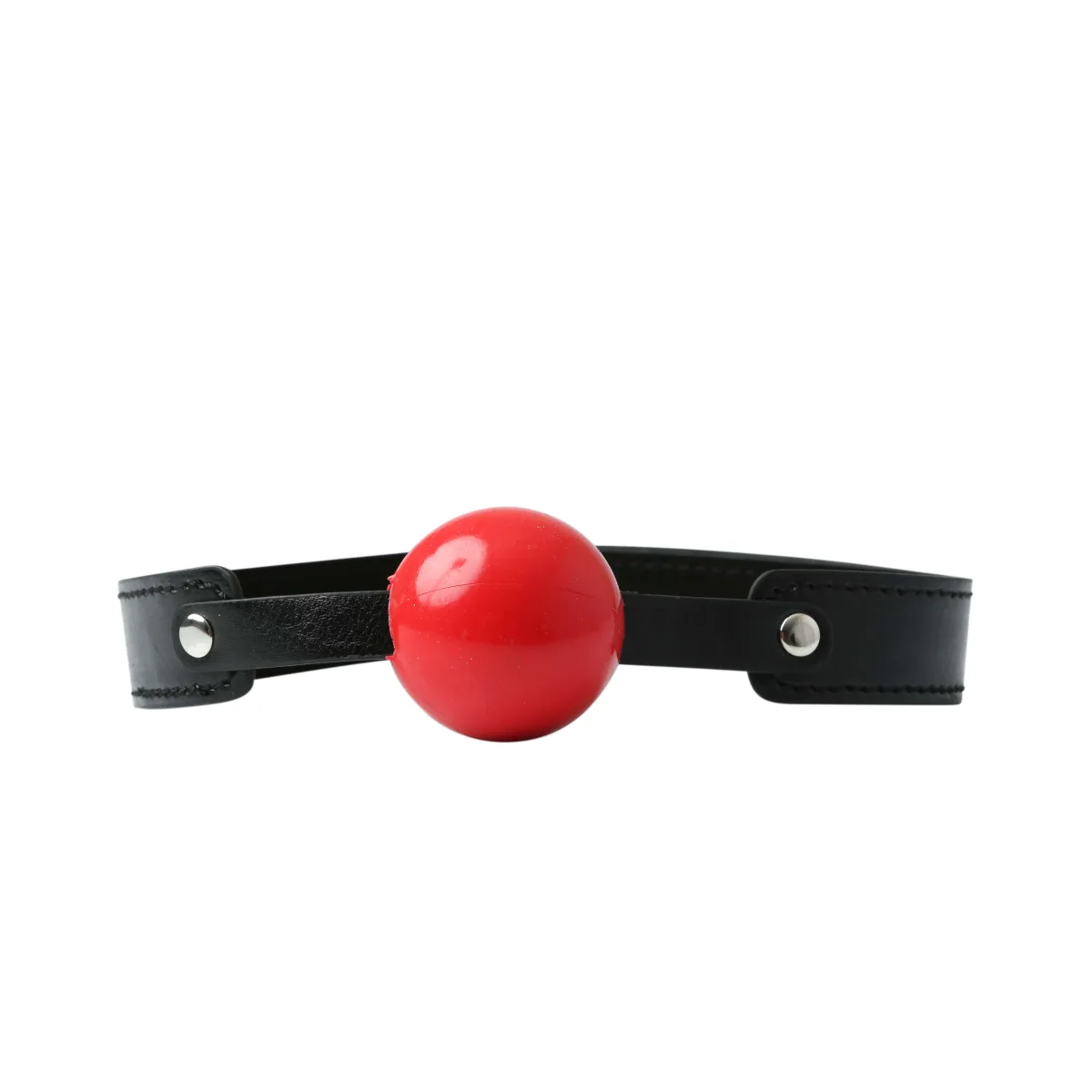 Sex and Mischief Solid Ball Gag - Red ball gag - alternate product angle