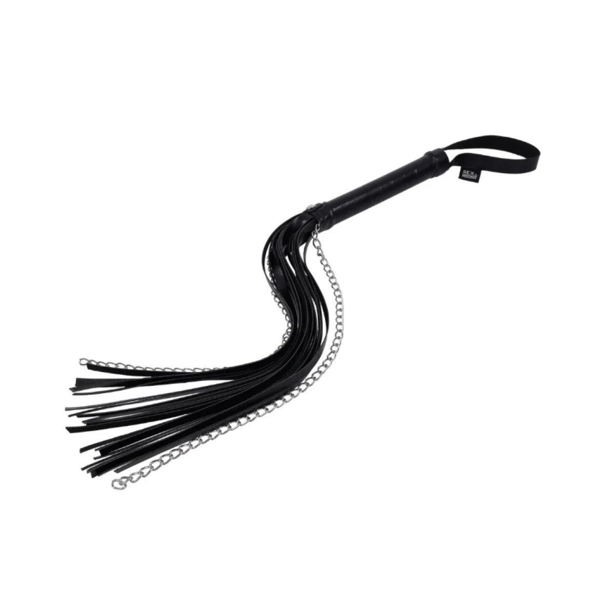 Shadow Chain Flogger - Black flogger - alternate product angle