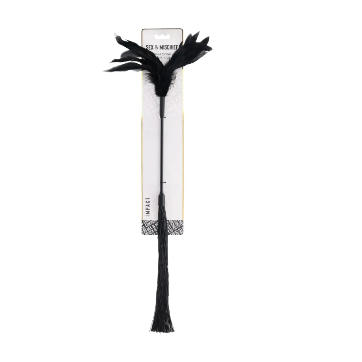 Shadow Feather Tickler - Black feather tickler - main product image