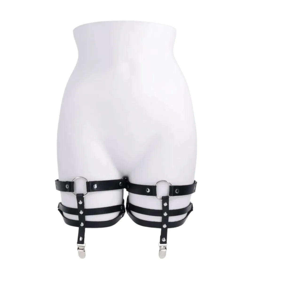 Shadow Garters - Black sexy garter lingerie - alternate product image