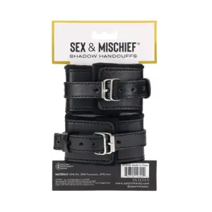 Shadow Handcuffs - Black bondage cuffs - main image