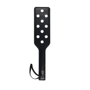 Shadow Paddle - Black spanking paddle - alternate product angle