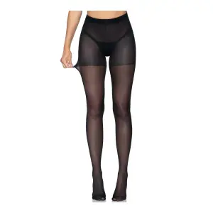 Sheer Open Butt Crotchless Pantyhose - One Size - Black 12 Sheer Open Butt Crotchless Pantyhose - One Size - Black crotchless lingerie - alternate product image