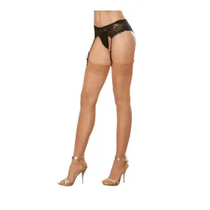 Sheer Thigh High - One Size - Nude sexy thigh high lingerie - product image 2