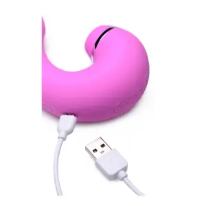 Shegasm 5 Star 10x Tapping G-Spot Vibe With Suction - Pink 7 Shegasm 5 Star 10x Tapping G-Spot Vibe With Suction - Pink - view 1