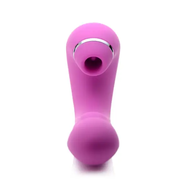 Shegasm 5 Star 10x Tapping G-Spot Vibe With Suction - Pink 2 Shegasm 5 Star 10x Tapping G-Spot Vibe With Suction - Pink - view 3