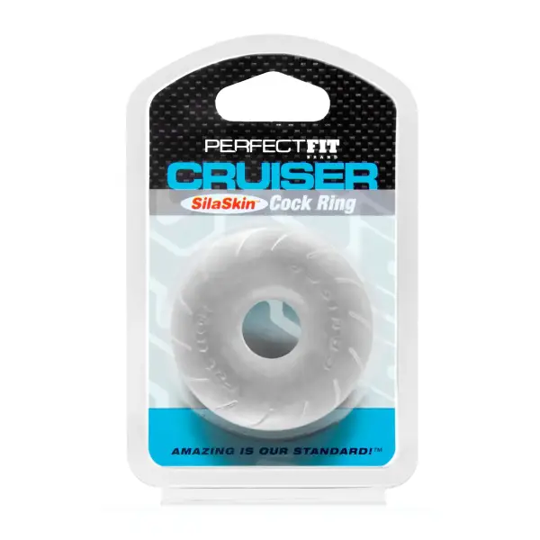 Silaskin Cruiser Ring - Clear - cock ring - product image 3