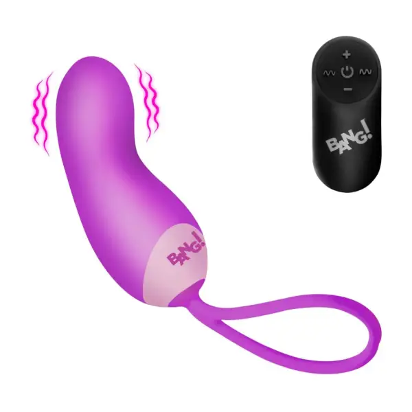 Silicone Mini Vibe With Remote - Purple - view 2