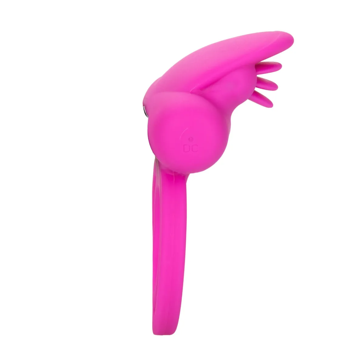 Silicone Rechargeable Dual Clit Flicker Enhancer - rechargeable vibrating cock ring - product image 2