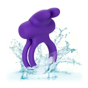 Silicone Rechargeable Dual Rockin' Rabbit Enhancer - view 2