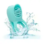 Silicone Rechargeable French Kiss Enhancer penis ring - main image