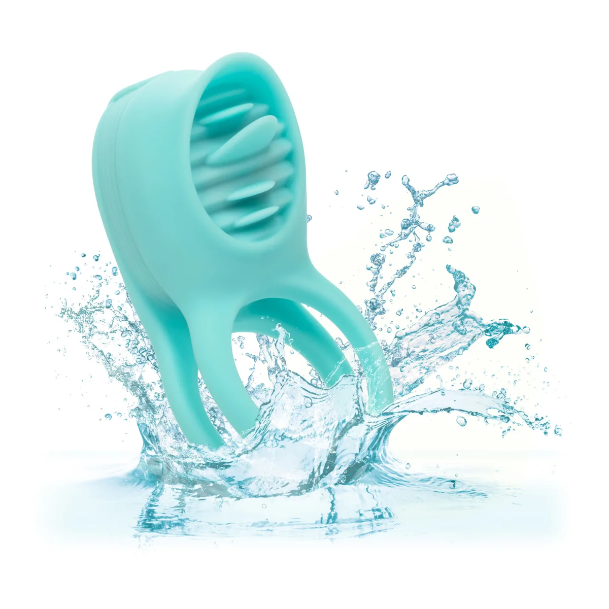 Silicone Rechargeable French Kiss Enhancer penis ring - main image