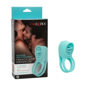 Silicone Rechargeable French Kiss Enhancer penis ring - additional view