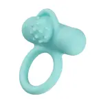 Silicone Rechargeable Nubby Lover's Delight - Blue best cock ring - main image
