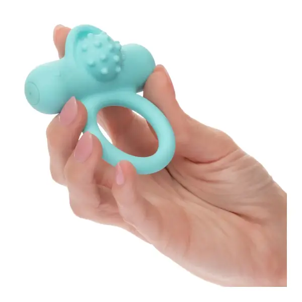 Silicone Rechargeable Nubby Lover's Delight - Blue best cock ring - product detail