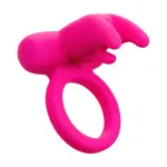 Silicone Rechargeable Triple Clit Flicker vibrating cock ring - main image