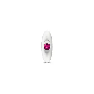 Silver Anchor Buttplug Kit - Clear Iridescent/pink butt plug set - product image 2