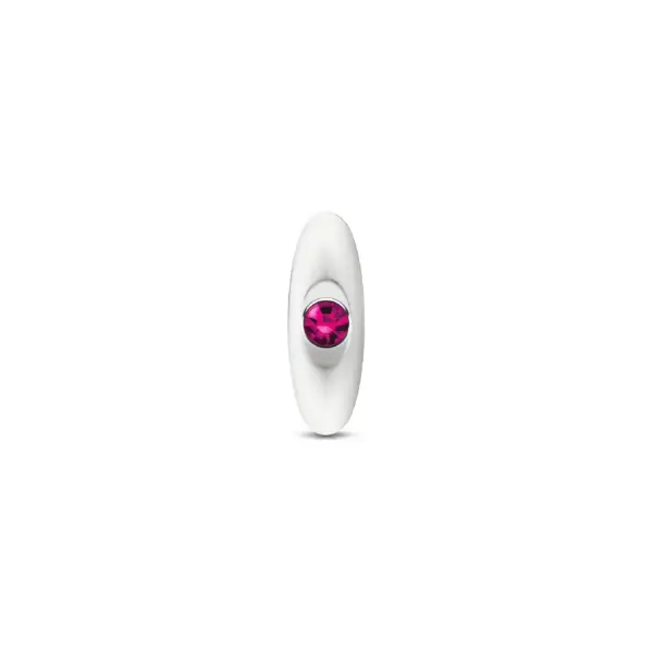 Silver Anchor Buttplug Kit - Clear Iridescent/pink butt plug set - product image 2
