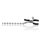 Silver Beaded Nipple Clamps nipple clamps - main image