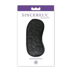 Sincerely Lace Blindfold bondage blindfold - alternate angle