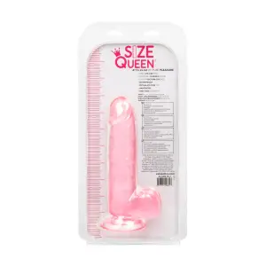 Size Queen 6 inch/15.25 Cm - Pink - view 3