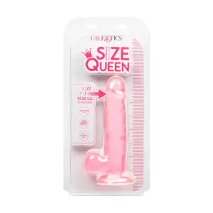 Size Queen 6 inch/15.25 Cm - Pink - view 4