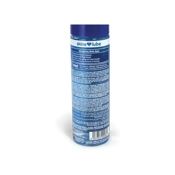 Skins Aqua Water Based Lubricant 4.4oz 1 Skins Aqua Water Based Lubricant 4.4oz packaging or alternate view 2