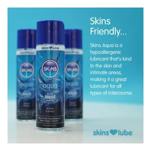 Skins Aqua Water Based Lubricant 4.4oz 7 Skins Aqua Water Based Lubricant 4.4oz packaging or alternate view 3