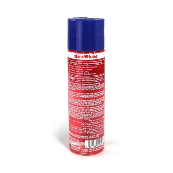 Skins Strawberry Water Based Lubricant 4.4oz packaging or alternate view 2