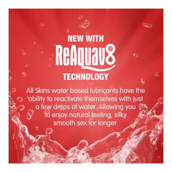 Skins Strawberry Water Based Lubricant 4.4oz packaging or alternate view 4