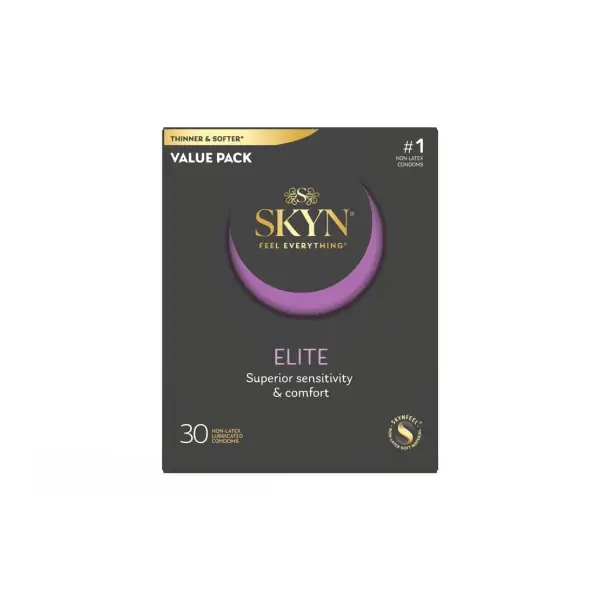 Skyn Elite 30pk Condoms water based lube condoms - main image Skyn Elite 30pk Condoms water based lube condoms - main image