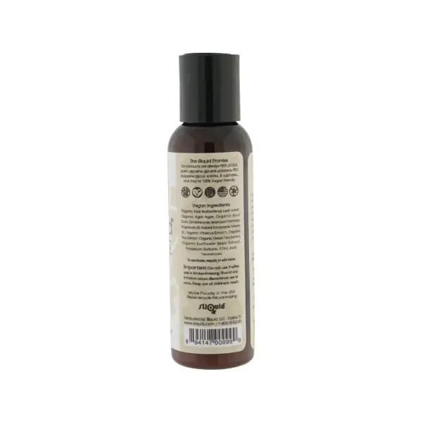 Sliquid Organics Silk Hybrid Lubricant 4 Organics Silk - 2.0 fl oz (59 ml) packaging or alternate view 2