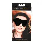 Soft Blindfold - Black bondage blindfold - main image