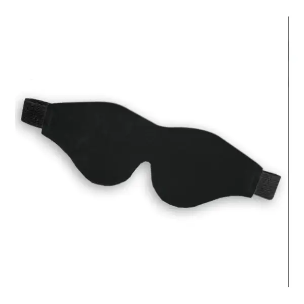Soft Blindfold - Black bondage blindfold - alternate angle
