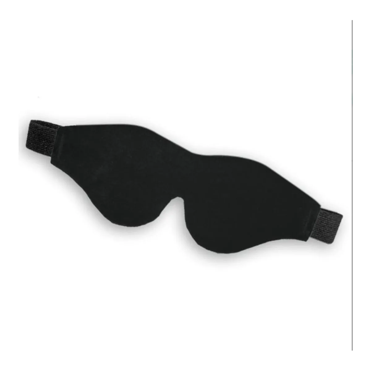 Soft Blindfold - Black bondage blindfold - alternate angle