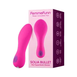 Solia Bullet Flat Tipped Vibrator - Pink - view 1