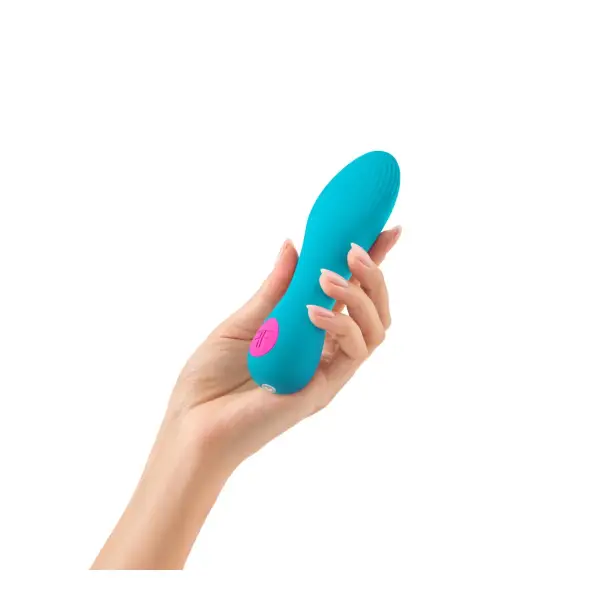 Solia Bullet Flat Tipped Vibrator - Turquoise - view 3