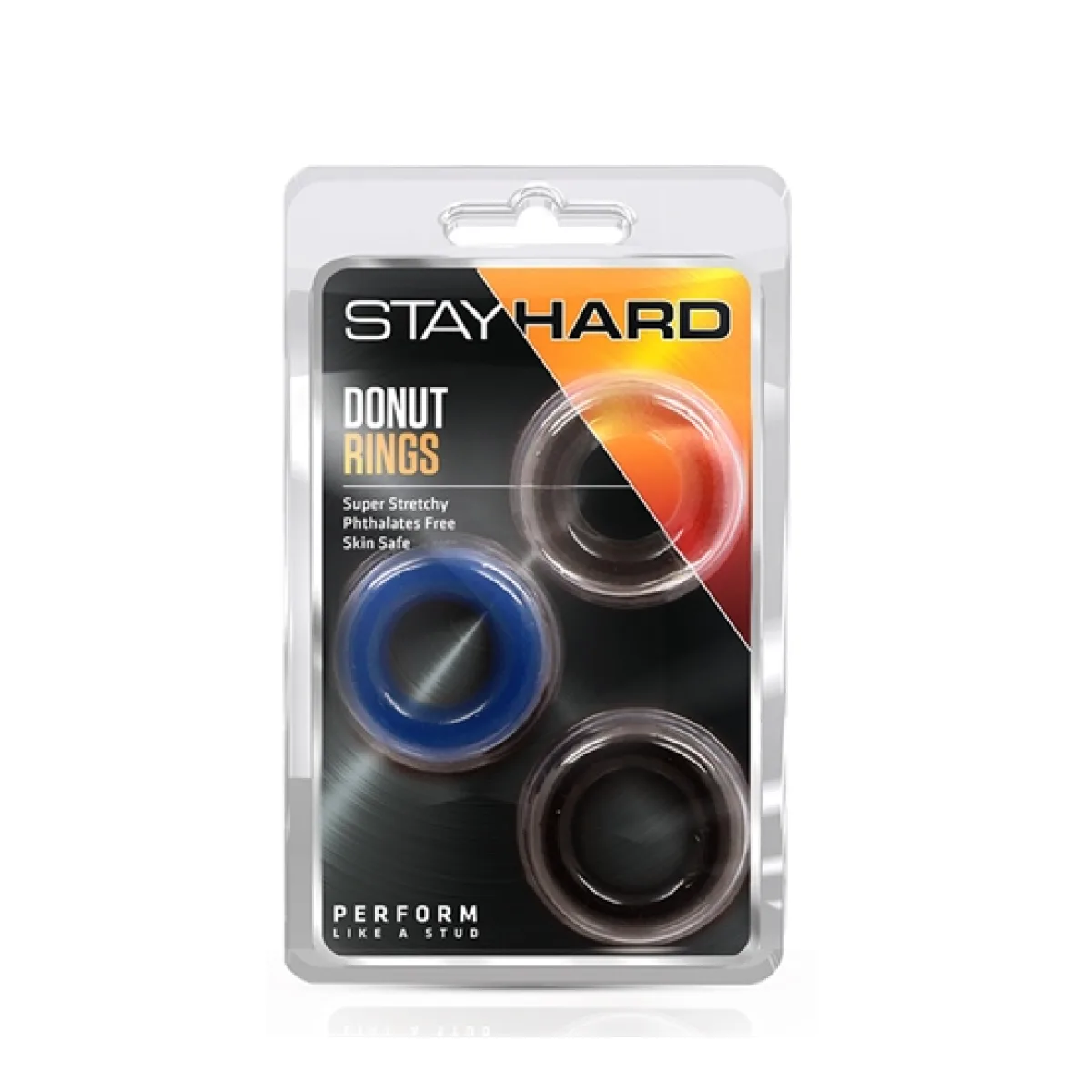 Stay Hard Donut Rings - 3 Pack cock ring for men - main image