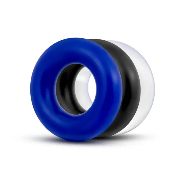 Stay Hard Donut Rings - 3 Pack 5 Stay Hard Donut Rings - 3 Pack cock ring for men - additional view
