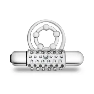 Stay Hard - Vibrating Super Clitifier - Clear - vibrating cock ring - product image 4