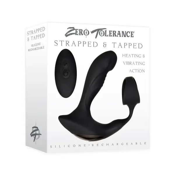Strapped and Tapped beginner prostate massager - alternate angle