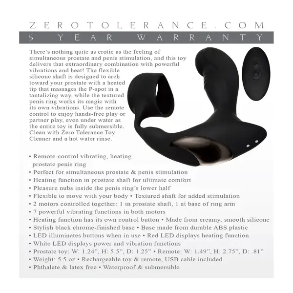 Strapped and Tapped beginner prostate massager - packaging view