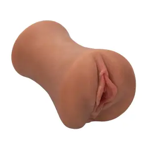 Stroke It Juicy Pussy - Brown male stroker toy - product detail