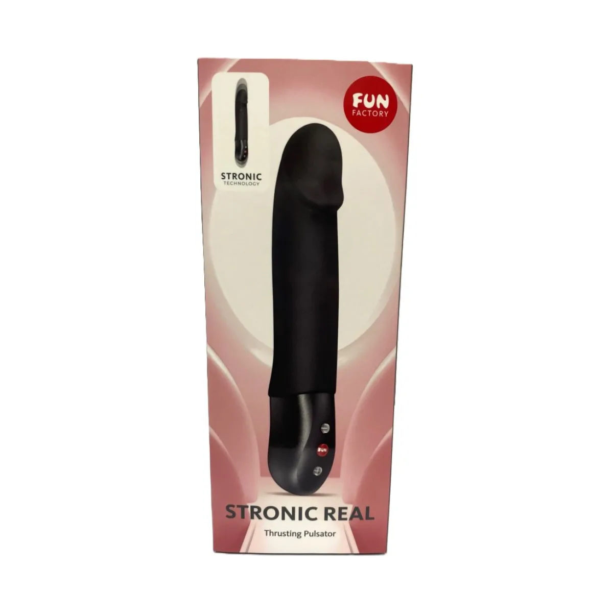 Stronic Real Thrusting Pulsator - Black – thrusting vibrator