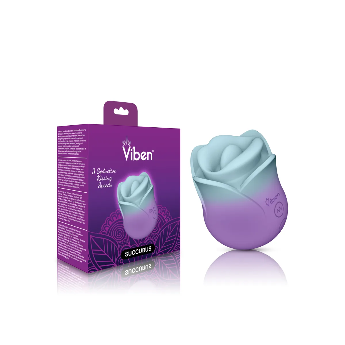 Succubus Vibrating Kissing Rose - Pixie Dust - view 1