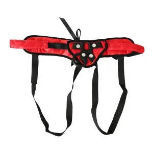 Sunset Lace Corsette Strap On - harness compatible dildo - main product image
