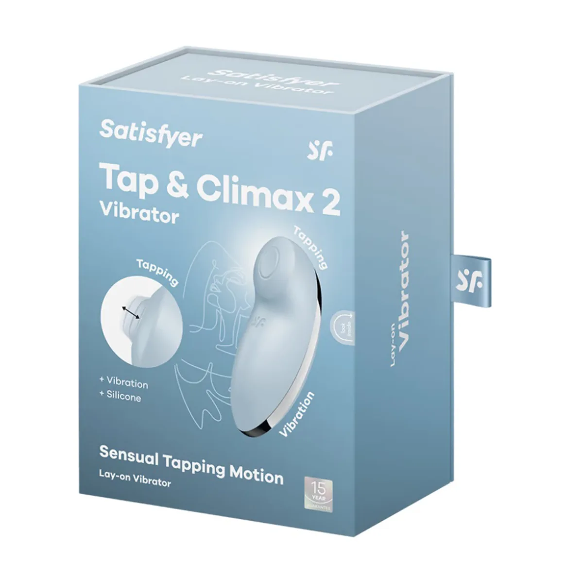 Tap and Climax 2 Vibrator - Blue - view 1